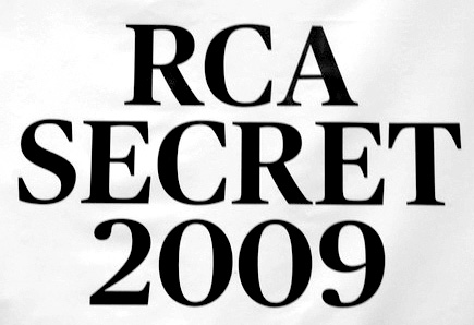 RCA SECRET 2009 Font sample to identify the typeface on WhatFontIs
