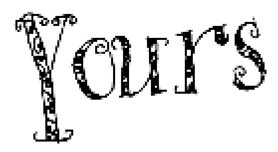 Yours font needed Font sample to identify the typeface on WhatFontIs