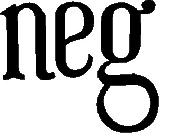 neg Font sample uploaded by victorbrow to identify the typeface on WhatFontIs