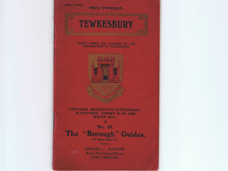 Tewkesbury Guide book Font sample to identify the typeface on WhatFontIs