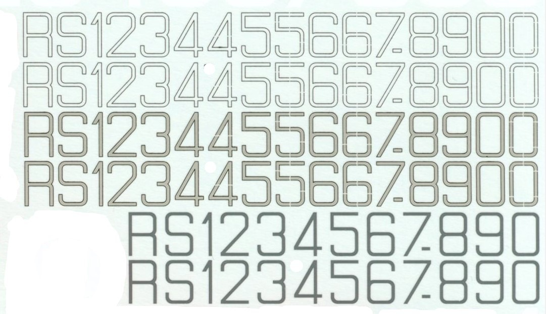 italian military aircraft number Font sample to identify the typeface on WhatFontIs