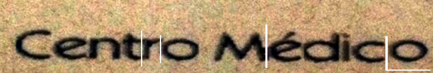 centro mÃ©dico Font sample to identify the typeface on WhatFontIs