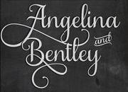 Angelina Bentley Font sample uploaded by intravec to identify the typeface on WhatFontIs