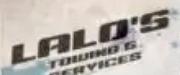 Lalo's Towing and Services Font sample uploaded by jjliang to identify the typeface on WhatFontIs