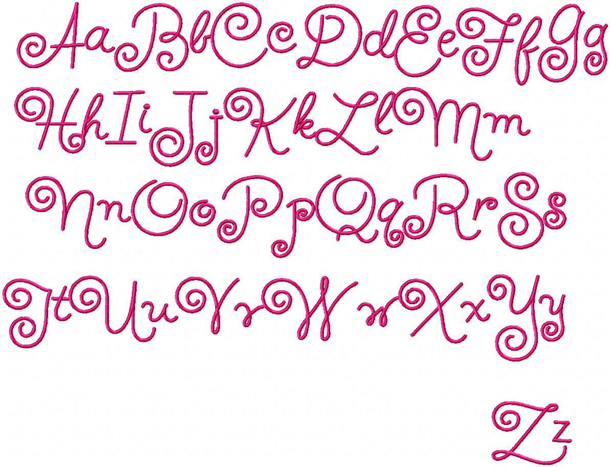 Swirly Font