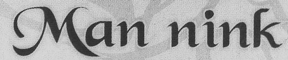 Man nink Font sample to identify the typeface on WhatFontIs