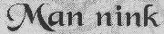 Man nink Font sample uploaded by auragrafika to identify the typeface on WhatFontIs
