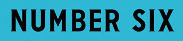 Font used in Number Six Cider branding Font sample to identify the typeface on WhatFontIs