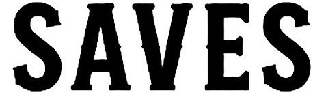 SAVES Font sample to identify the typeface on WhatFontIs