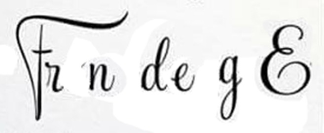 Frnde Font sample to identify the typeface on WhatFontIs