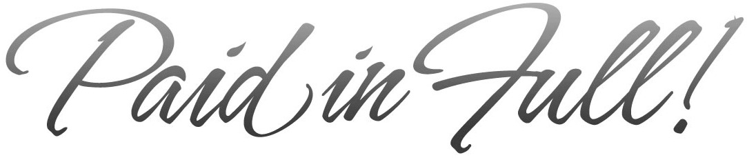 Paid In Full Font sample to identify the typeface on WhatFontIs