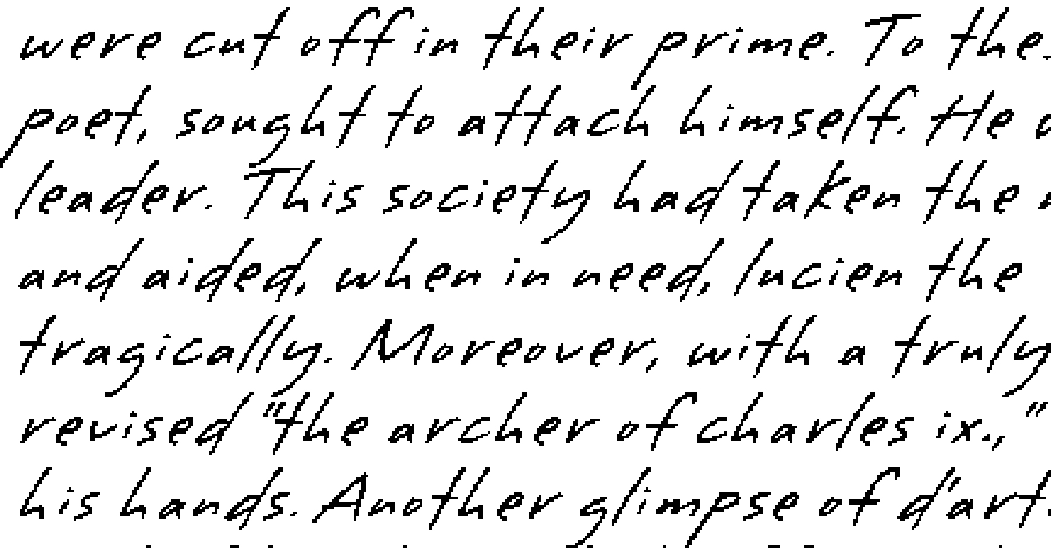 Identify Please Font sample to identify the typeface on WhatFontIs