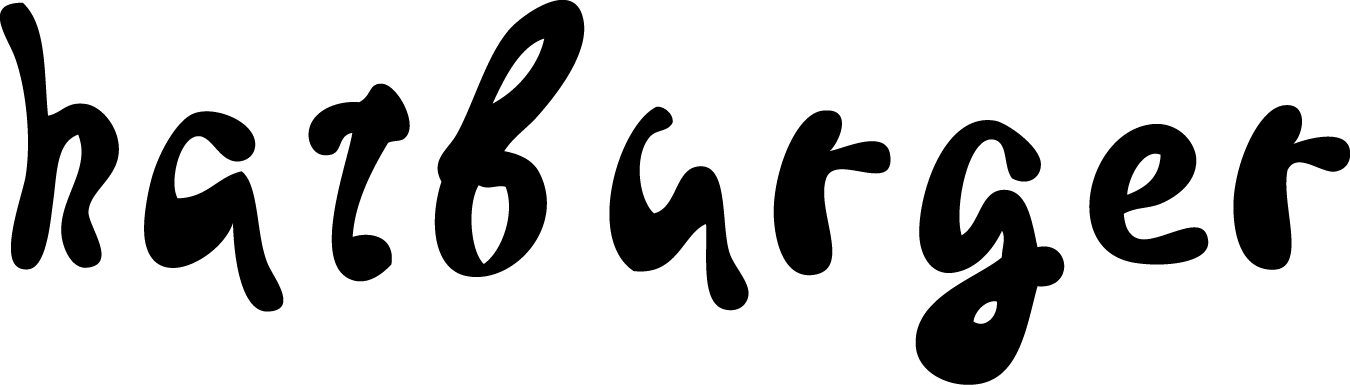 hatburger Font sample to identify the typeface on WhatFontIs