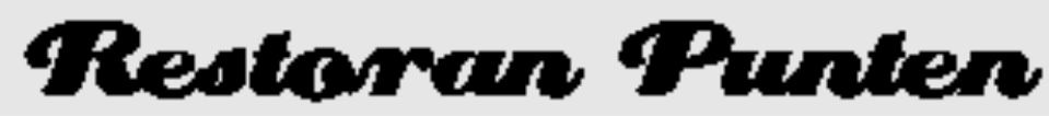 Restoran Punten Font sample to identify the typeface on WhatFontIs