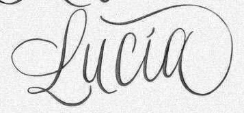 Lucía font Font sample to identify the typeface on WhatFontIs