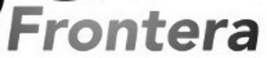 Frontera font Font sample to identify the typeface on WhatFontIs