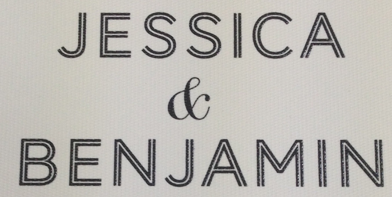 Open font with outline. Simple and all capitals Font sample to identify the typeface on WhatFontIs