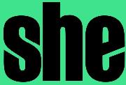 "She" conference lettering Font sample uploaded by sistersun to identify the typeface on WhatFontIs