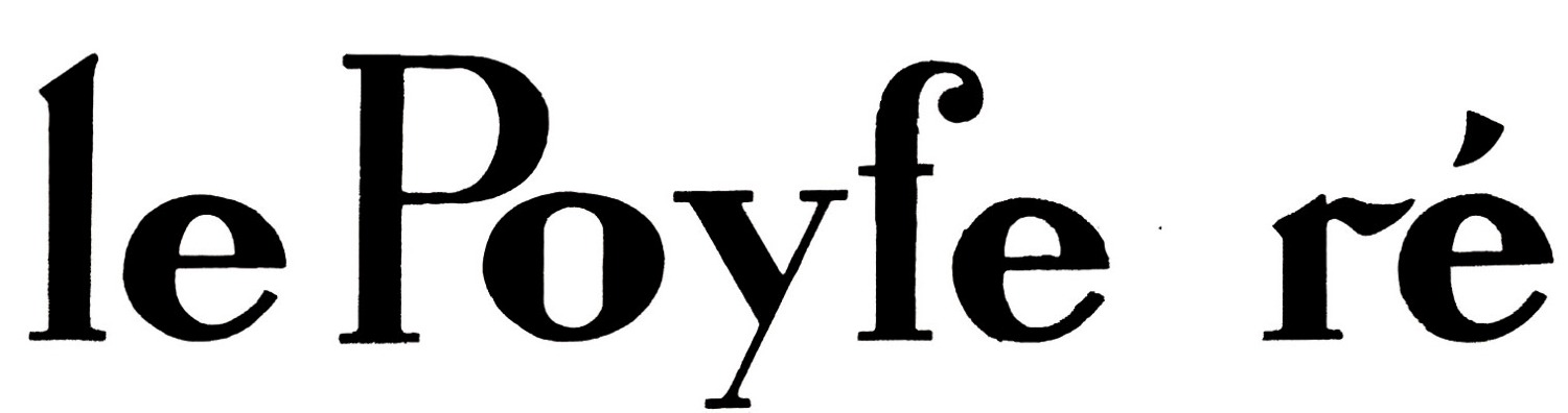 Anyone knows this font? (le Poyfe rÃ©) thanks for your help Font sample to identify the typeface on WhatFontIs