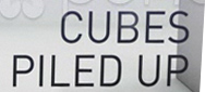 CUBES Font sample to identify the typeface on WhatFontIs