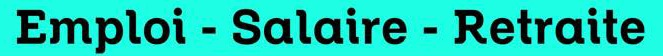 Emploi Salaire Retraite Font sample to identify the typeface on WhatFontIs