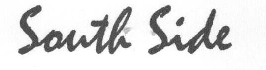 South Side type Font sample to identify the typeface on WhatFontIs