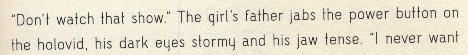 Font from the book This Shattered World by Amie Kaufman and Megan Spooner Font sample to identify the typeface on WhatFontIs