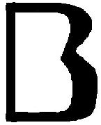 Any typeface similar to this letter B design? Thanks.