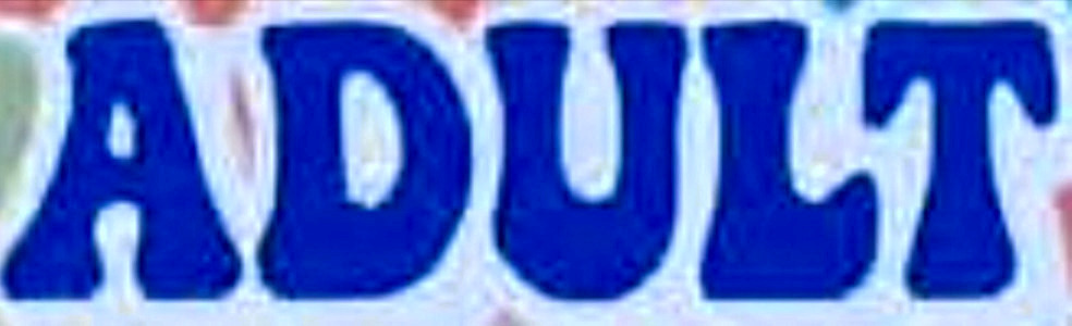 ADULT Font sample to identify the typeface on WhatFontIs
