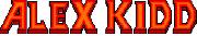 Alex Kidd logo font