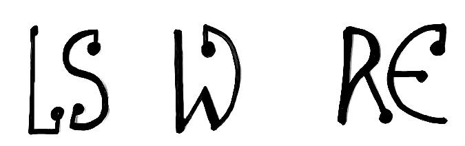 LSWRE Font sample to identify the typeface on WhatFontIs