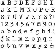 Dirty Typewriter Font sample uploaded by sarajwil to identify the typeface on WhatFontIs