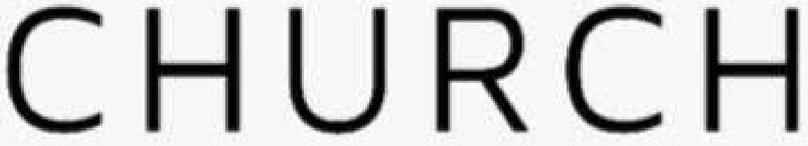 CHURCH Font sample to identify the typeface on WhatFontIs