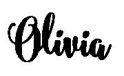 Olivia Font sample uploaded by johanmcruz703 to identify the typeface on WhatFontIs