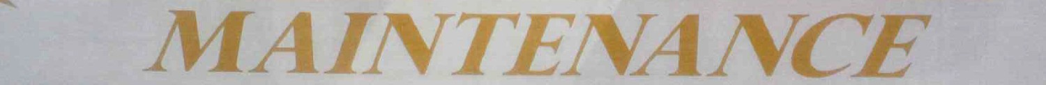 WHAT FONT IS MAINTENANCE WRITTEN IN? Font sample to identify the typeface on WhatFontIs