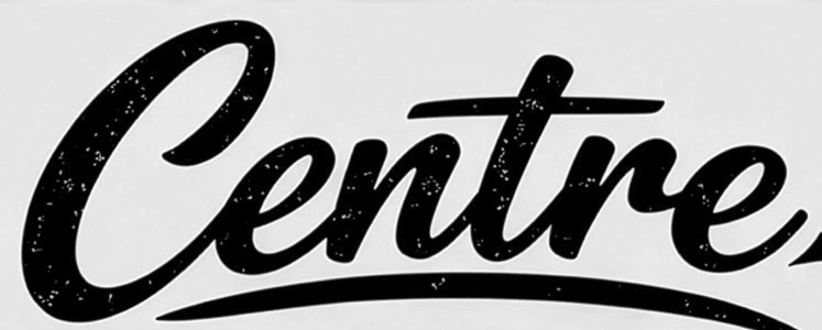 Center Font sample to identify the typeface on WhatFontIs