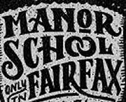 Manor School font