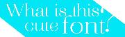 What is this cute font Font sample uploaded by Kagari to identify the typeface on WhatFontIs