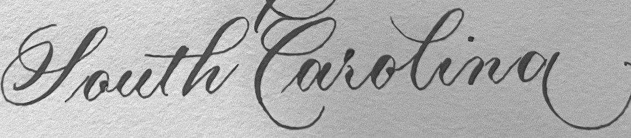 Calligraphy font