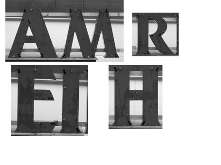 AMREIH Font sample to identify the typeface on WhatFontIs