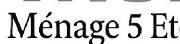 Menage 5 Et Font sample uploaded by Anagra to identify the typeface on WhatFontIs