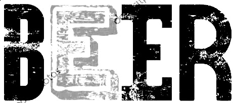 BEER Font sample to identify the typeface on WhatFontIs