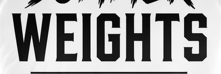WEIGHTS Font sample to identify the typeface on WhatFontIs