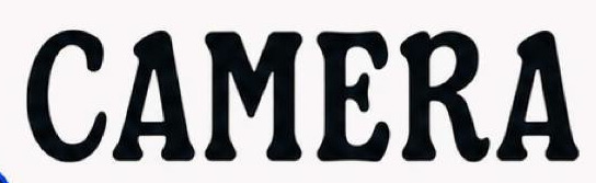 CAMERA Font sample to identify the typeface on WhatFontIs