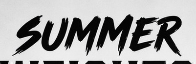 SUMMER Font sample to identify the typeface on WhatFontIs
