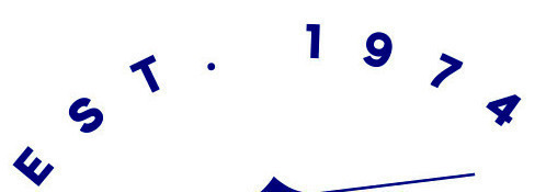 EST. 1974 Font sample to identify the typeface on WhatFontIs