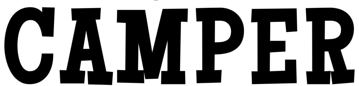 CAMPER Font sample to identify the typeface on WhatFontIs