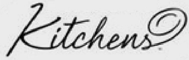 Script font from Thriftys Kitchens logo