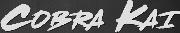 Cobra Kai Series Font Font sample uploaded by QuadDrone to identify the typeface on WhatFontIs