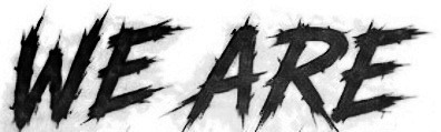 WE ARE Font sample to identify the typeface on WhatFontIs